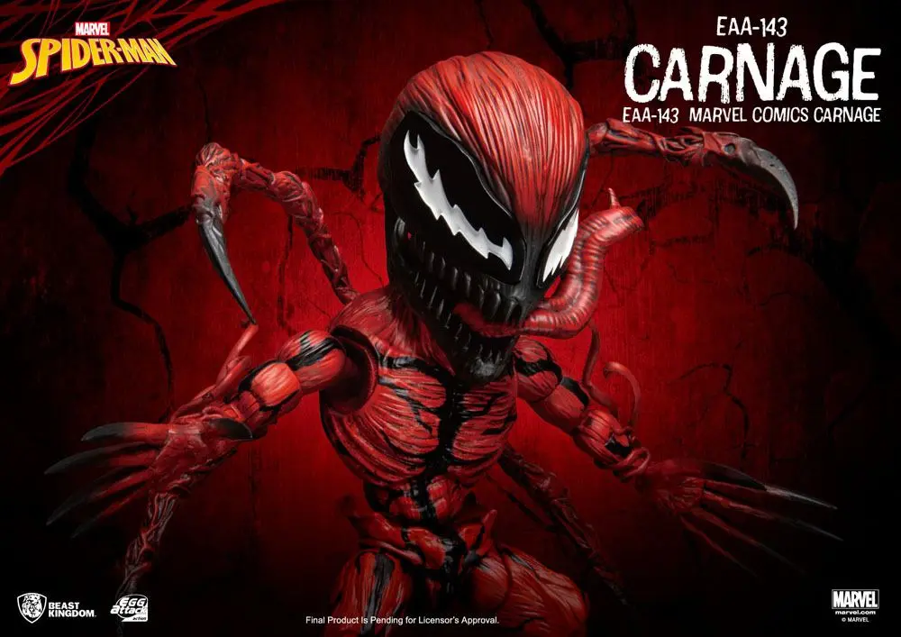 Marvel Comics Egg Attack Action Action Figure Carnage 17 cm product photo
