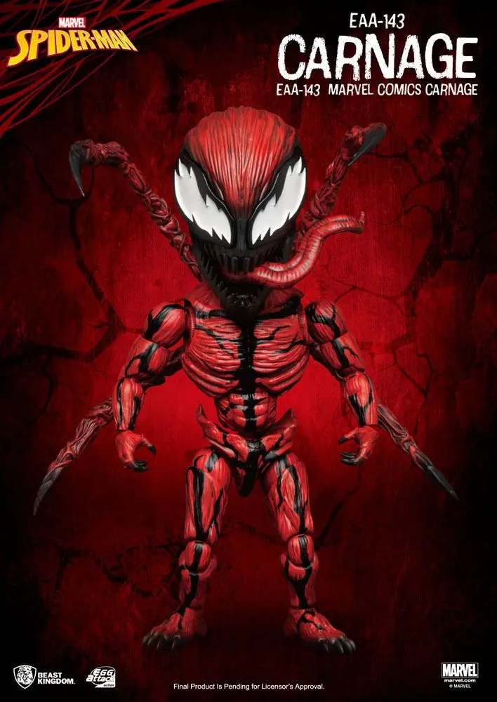 Marvel Comics Egg Attack Action Action Figure Carnage 17 cm product photo