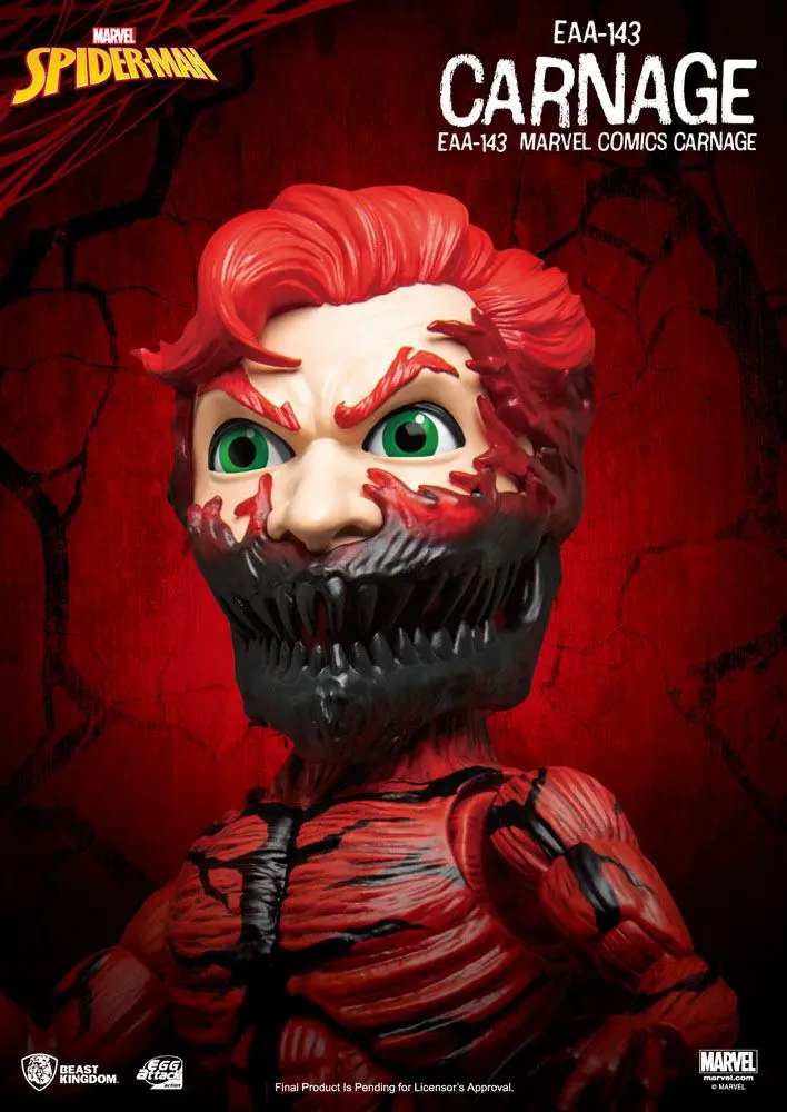 Marvel Comics Egg Attack Action Action Figure Carnage 17 cm product photo