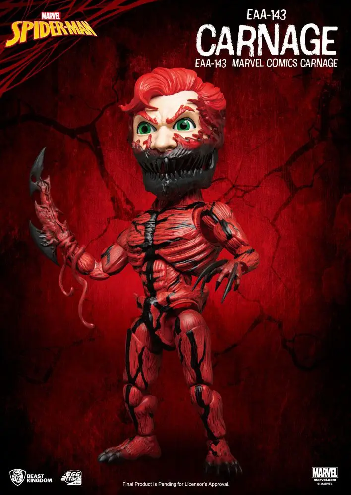 Marvel Comics Egg Attack Action Action Figure Carnage 17 cm product photo
