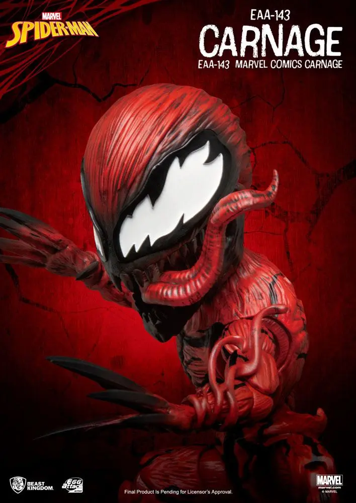Marvel Comics Egg Attack Action Action Figure Carnage 17 cm product photo
