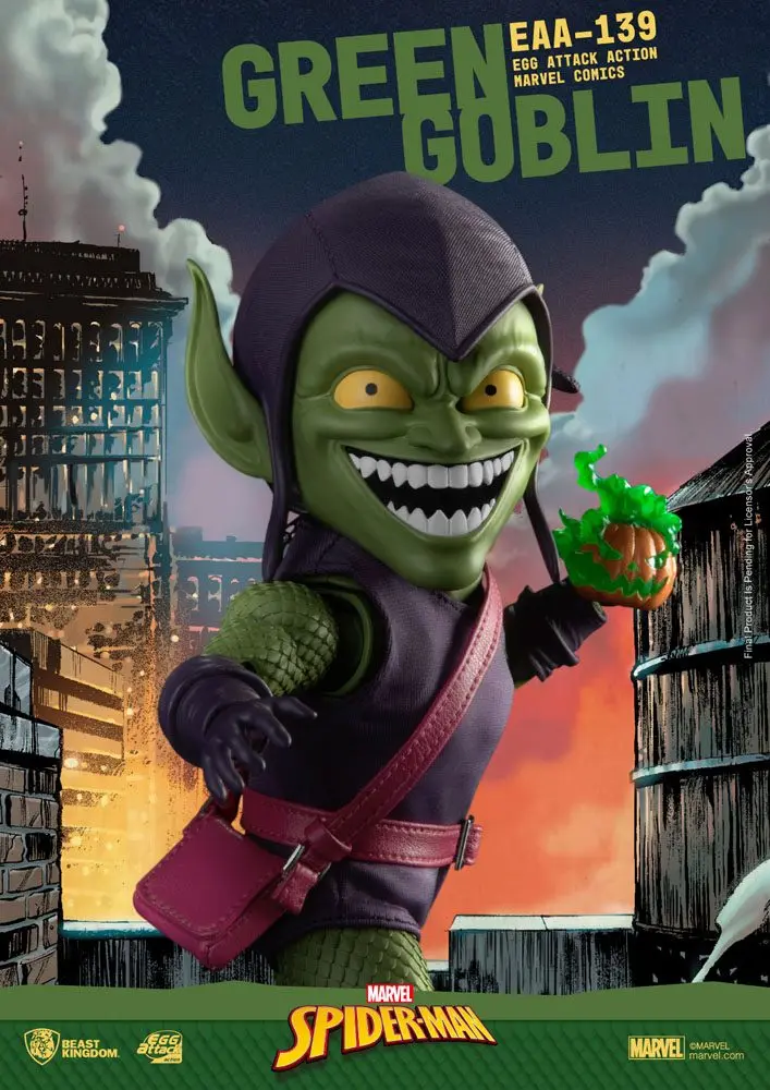 Marvel Comics Egg Attack Action Action Figure Green Goblin 17 cm product photo