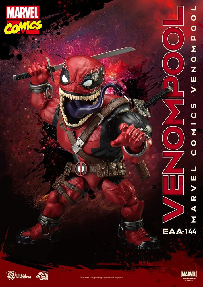 Marvel Comics Egg Attack Action Action Figure Venompool 21 cm product photo