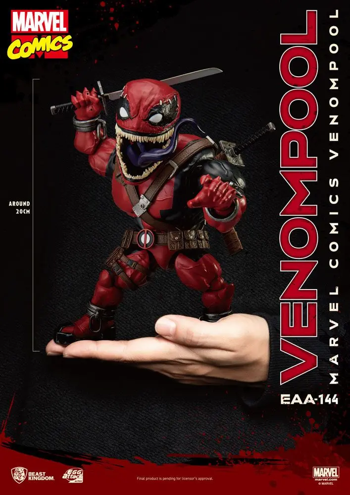 Marvel Comics Egg Attack Action Action Figure Venompool 21 cm product photo