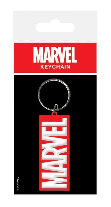 Marvel Comics Rubber Keychain Logo 6 cm termékfotó