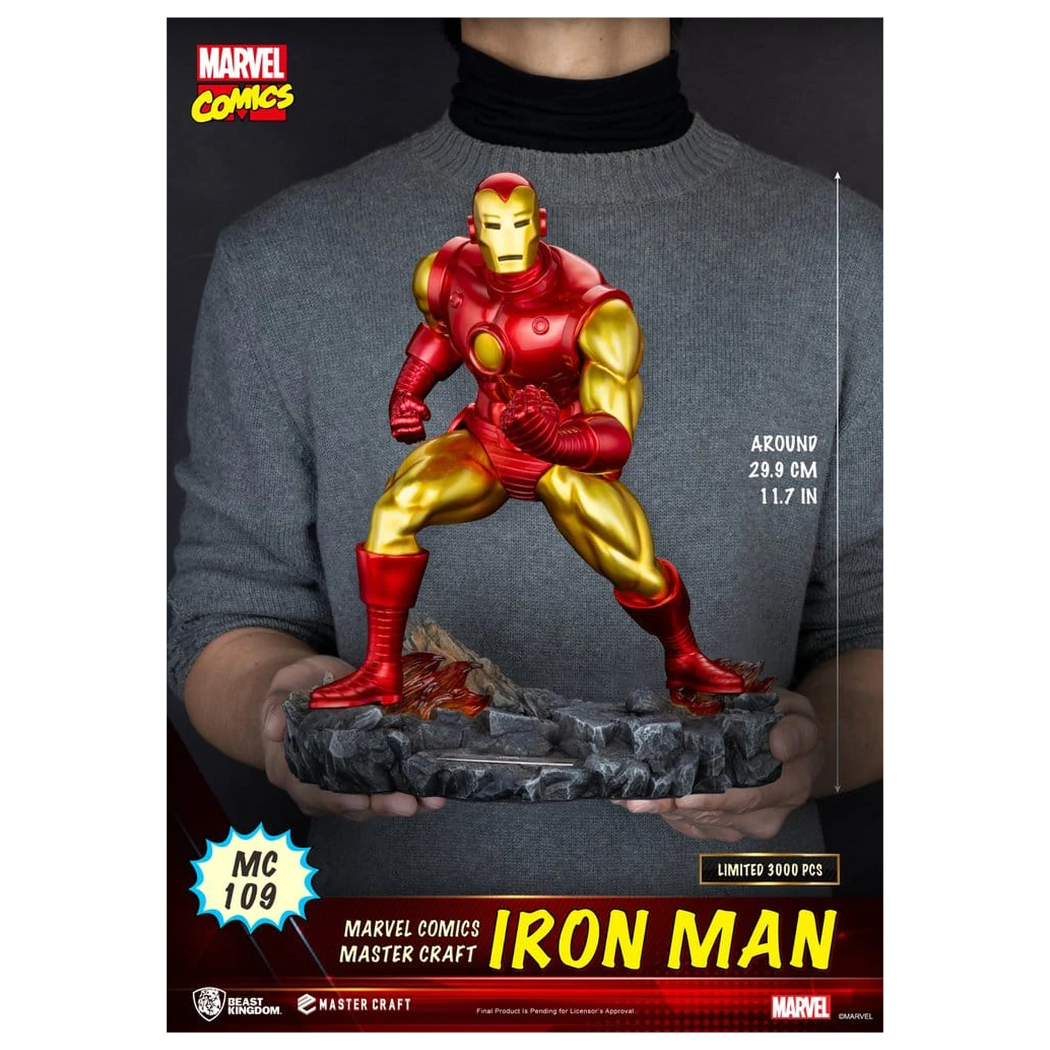 Marvel Comics Master Craft Statue Iron Man 29 cm product photo