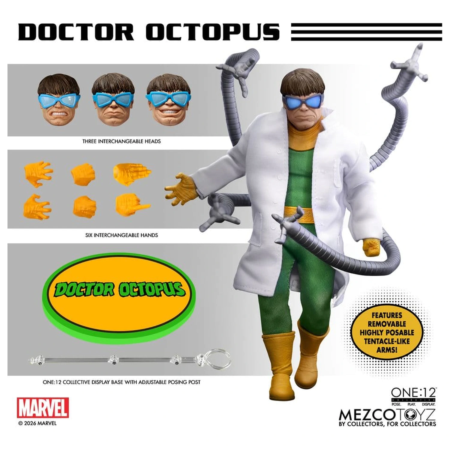 Marvel Comics One:12 Collective Action Figure 1/12 Doctor Octopus 16 cm product photo