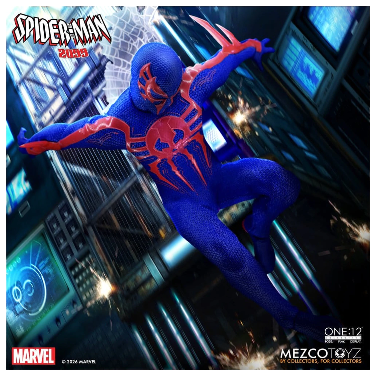 Marvel Comics One:12 Collective Action Figure 1/12 Spider-Man 2099 17 cm product photo