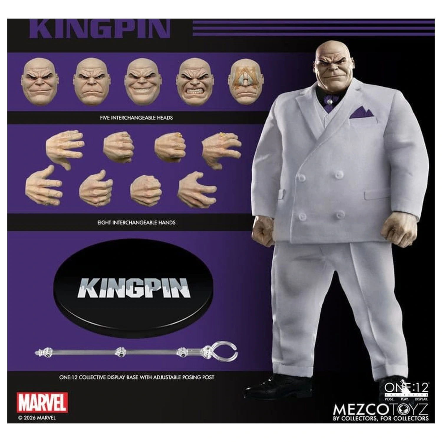 Marvel Comics One:12 Collective Action Figure 1/12 Kingpin 18 cm product photo