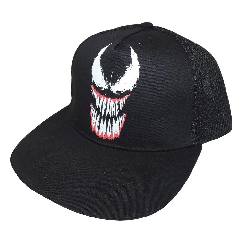 Marvel Comics Spider-Man Curved Bill Cap Venom Face product photo