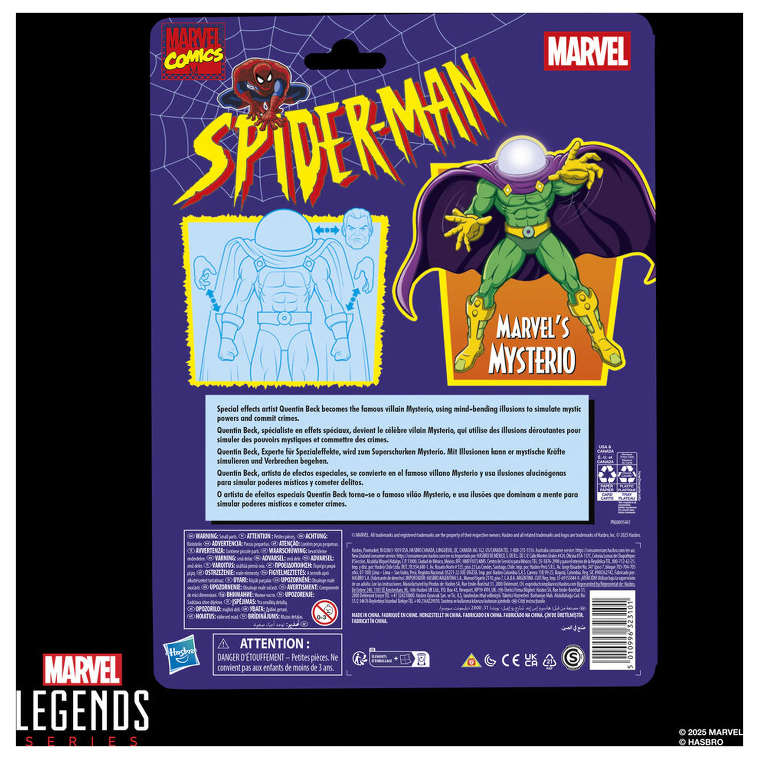 Marvel Comics Spider-Man Mysterio figure 15cm product photo