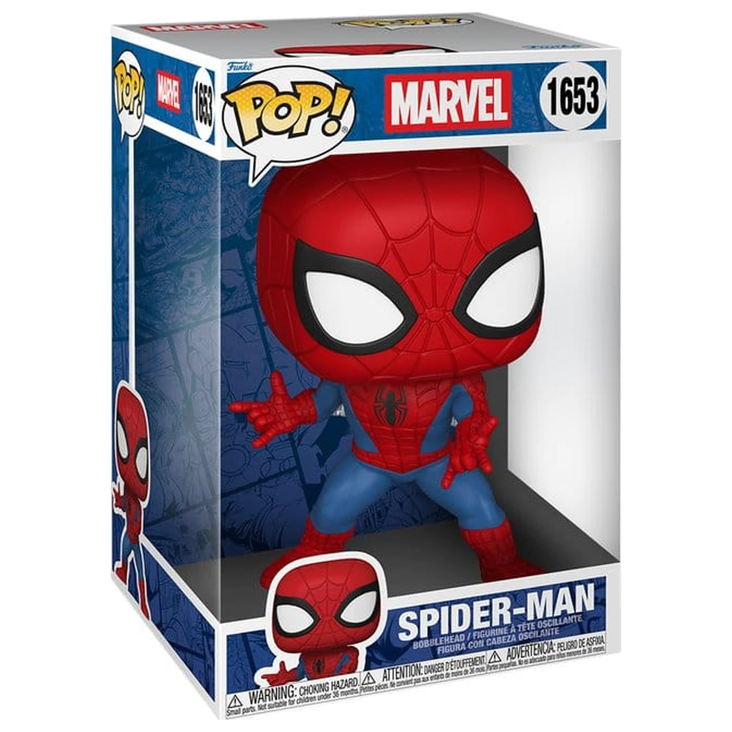 Marvel Comics Super Sized Jumbo Funko POP! Vinyl Figure Spider-Man 25 cm  product photo