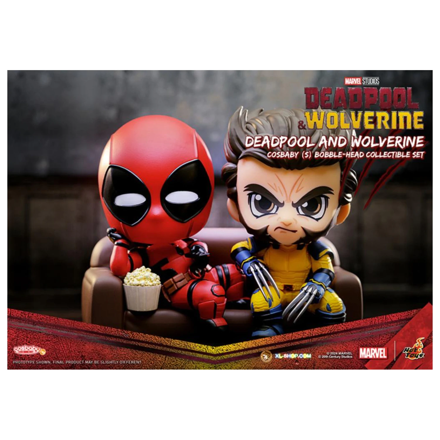 Marvel Cosbaby Wave 4 Deadpool & Wolverine Set product photo