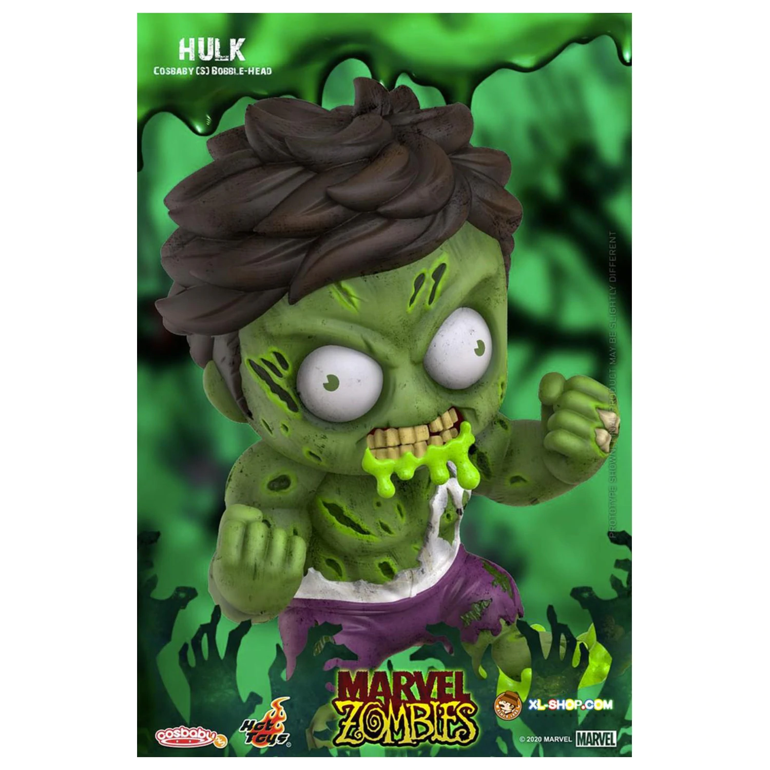 Marvel Cosbaby Wave 4 Zombie Hulk product photo