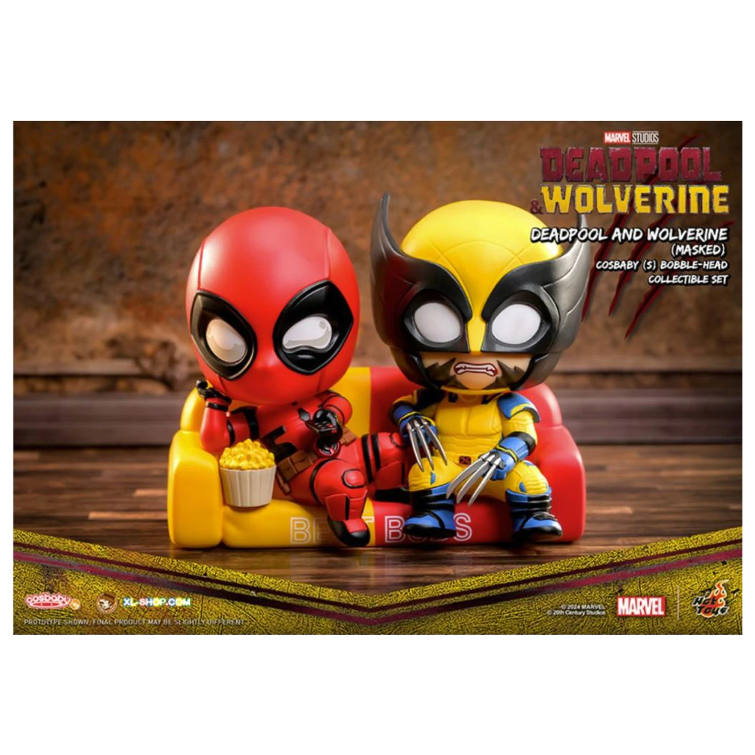 Marvel Cosbaby Wave 5 Deadpool & Wolverine Masked product photo