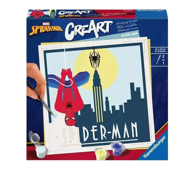 Marvel CreArt Paint by Numbers Painting Set Spider-Man 20 x 20 cm product photo