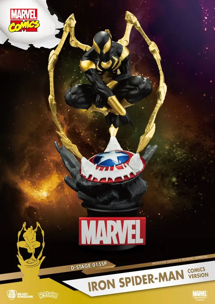 Marvel D-Stage PVC Diorama Iron Spider-Man Comic Version 16 cm product photo