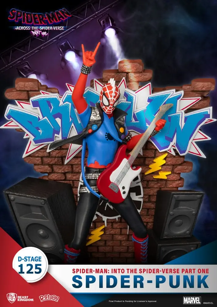 Marvel D-Stage PVC Diorama Spider-Man: Across the Spider-Verse Part One-Spider-Punk 15 cm product photo