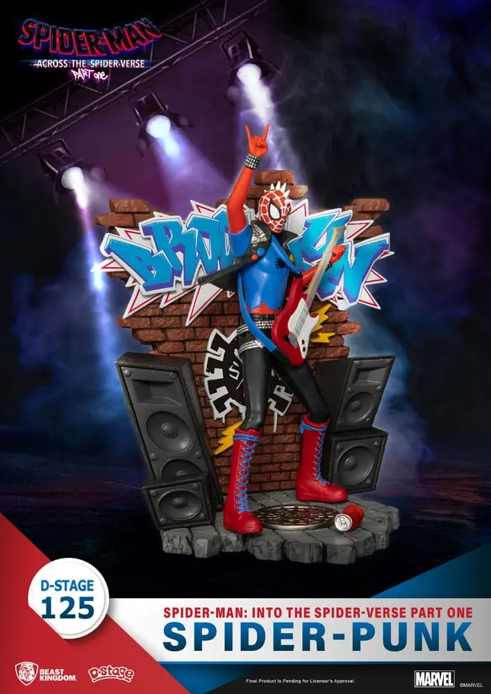Marvel D-Stage PVC Diorama Spider-Man: Across the Spider-Verse Part One-Spider-Punk 15 cm product photo