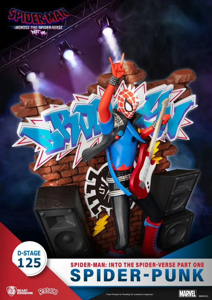 Marvel D-Stage PVC Diorama Spider-Man: Across the Spider-Verse Part One-Spider-Punk 15 cm product photo