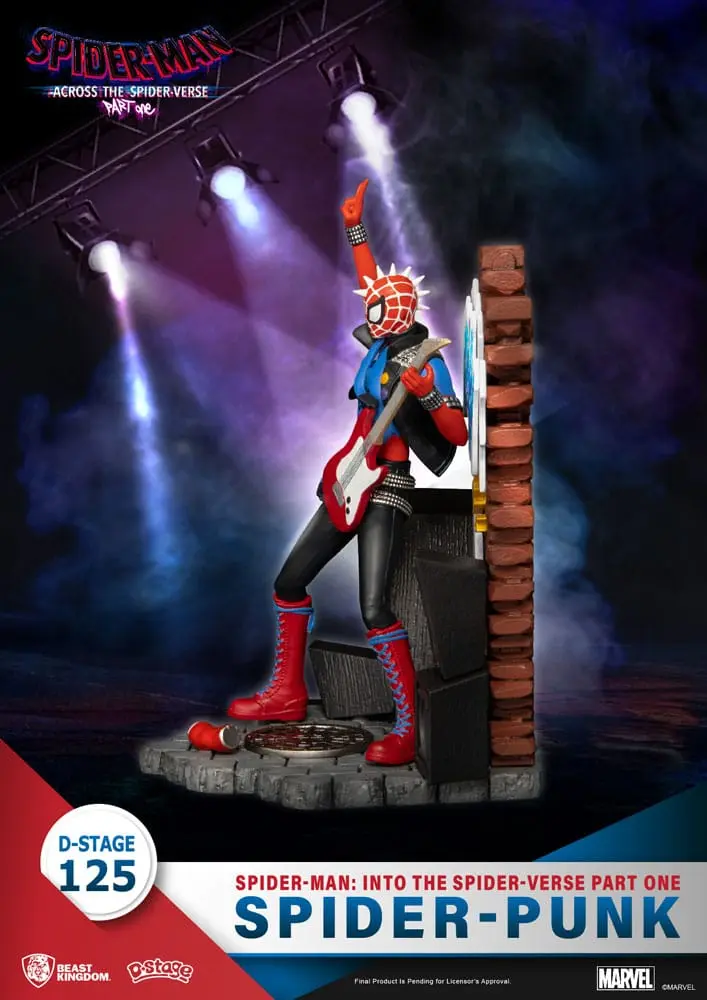 Marvel D-Stage PVC Diorama Spider-Man: Across the Spider-Verse Part One-Spider-Punk 15 cm product photo