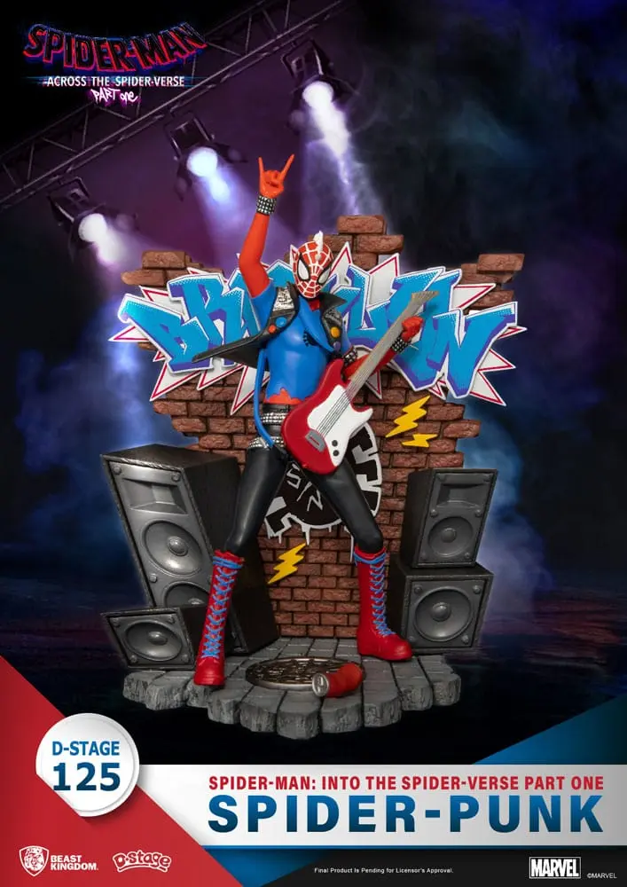Marvel D-Stage PVC Diorama Spider-Man: Across the Spider-Verse Part One-Spider-Punk 15 cm product photo
