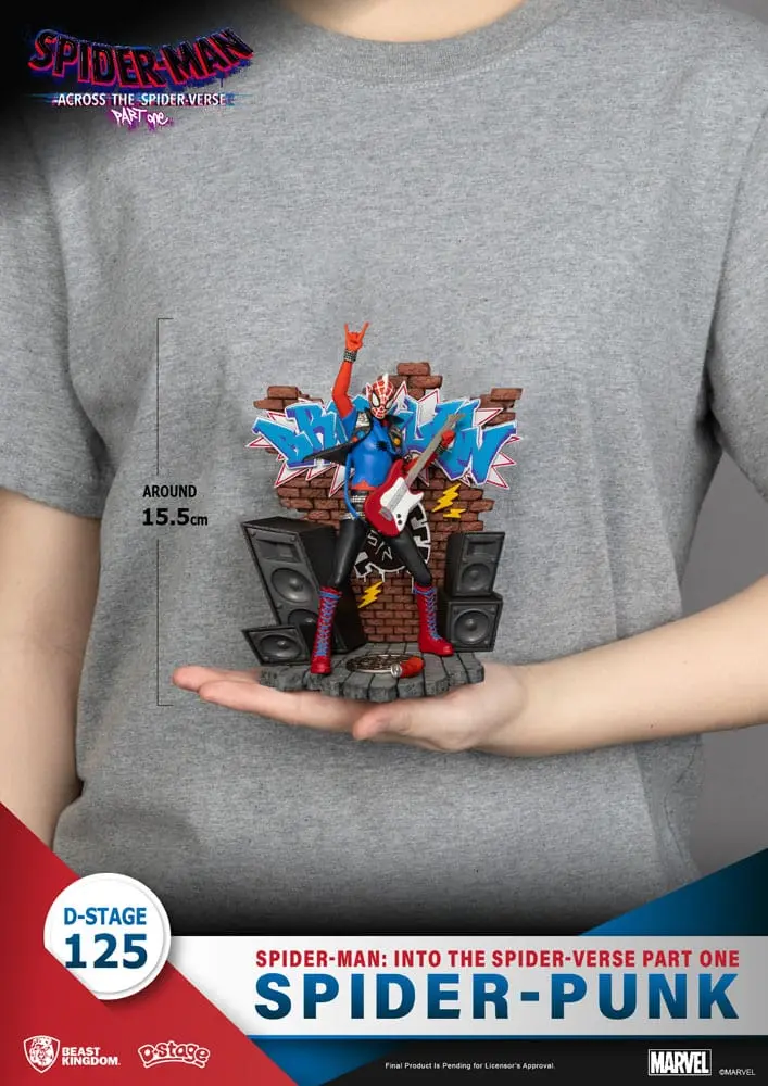 Marvel D-Stage PVC Diorama Spider-Man: Across the Spider-Verse Part One-Spider-Punk 15 cm product photo