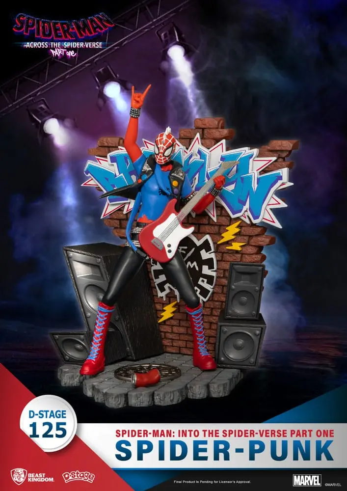 Marvel D-Stage PVC Diorama Spider-Man: Across the Spider-Verse Part One-Spider-Punk 15 cm product photo