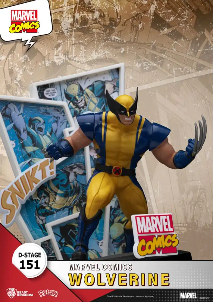 Marvel D-Stage PVC Diorama Wolverine 16 cm termékfotó