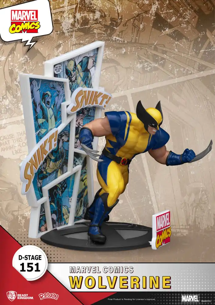 Marvel D-Stage PVC Diorama Wolverine 16 cm termékfotó