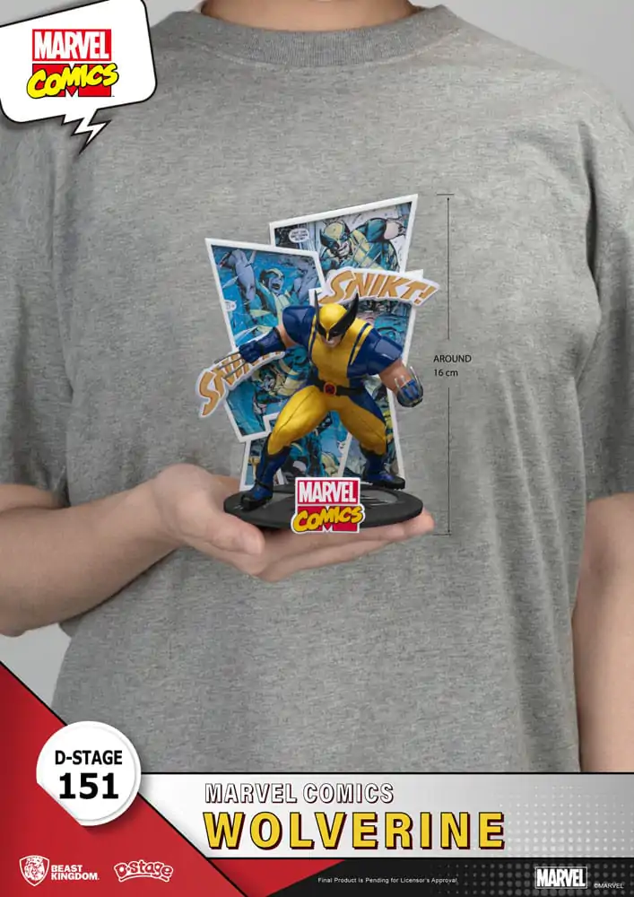 Marvel D-Stage PVC Diorama Wolverine 16 cm termékfotó