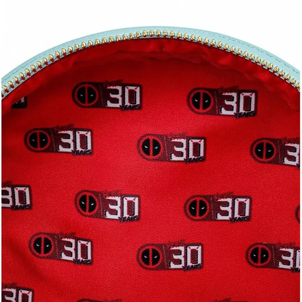 Loungefly Marvel Deadpool 30th Anniversary Unicorn Rainbow backpack 25cm product photo