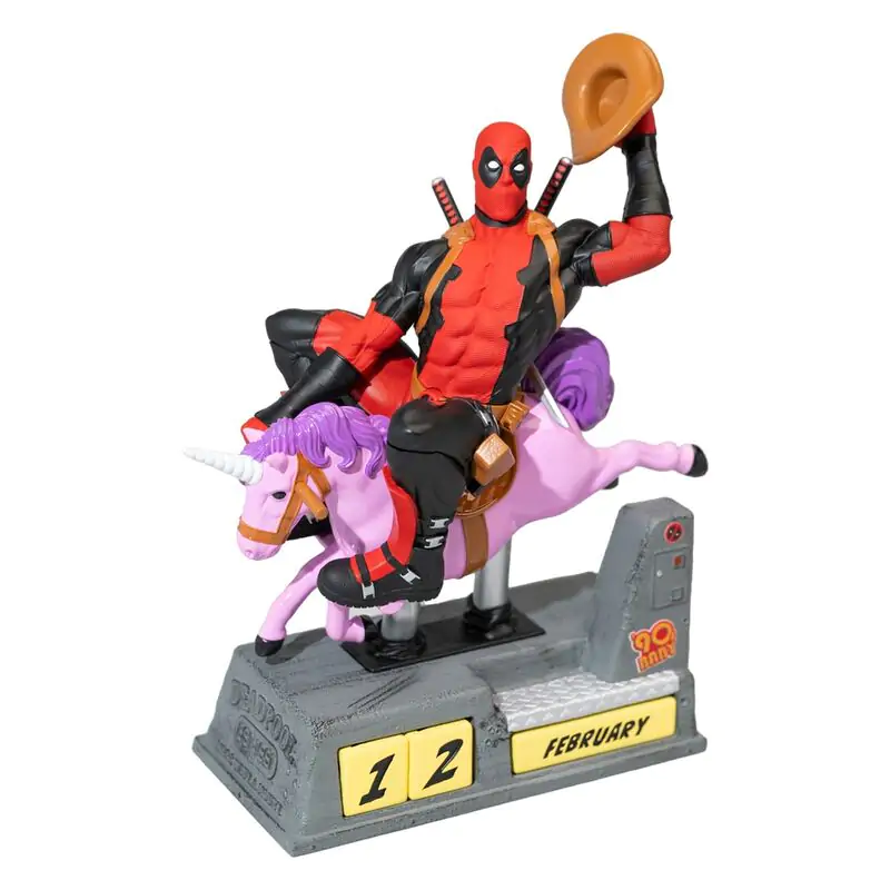 Marvel Deadpool 3D perpetual calendar product photo