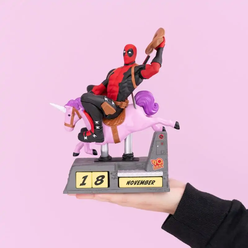 Marvel Deadpool 3D perpetual calendar product photo