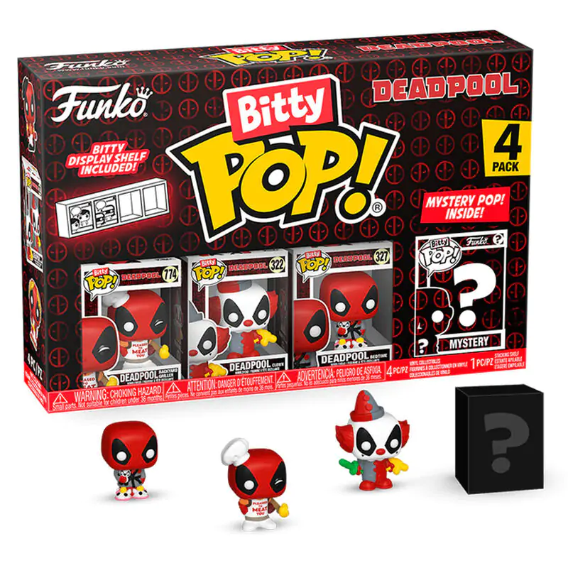 Deadpool Bitty Funko POP! Vinyl Figure 4-Pack Master 2,5 cm product photo