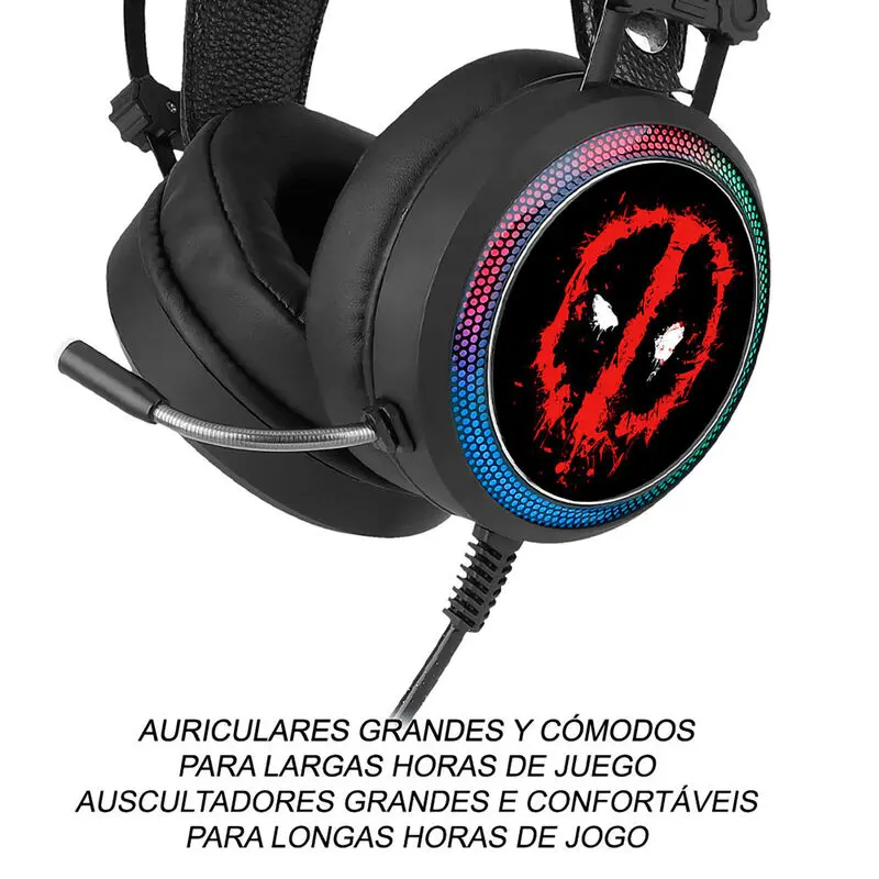 Marvel Deadpool Gaming headphones product photo