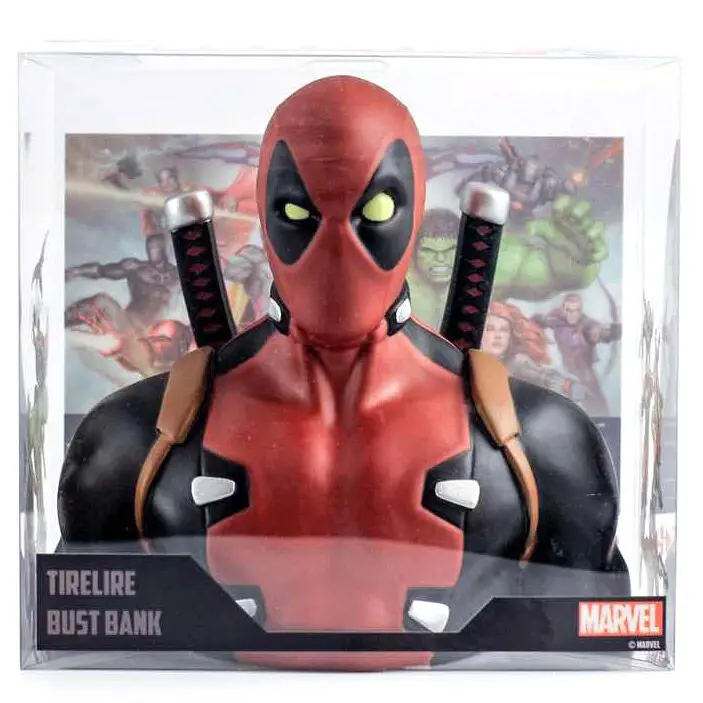 Marvel Deadpool money box bust 20cm product photo