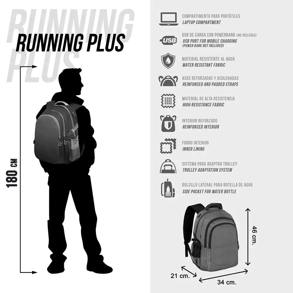 Marvel Deadpool Plus Bad backpack 44cm termékfotó