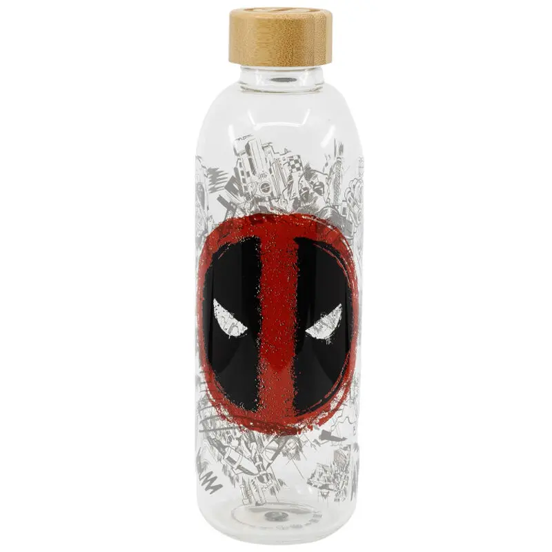 Marvel Deadpool glass bottle 1030ml termékfotó