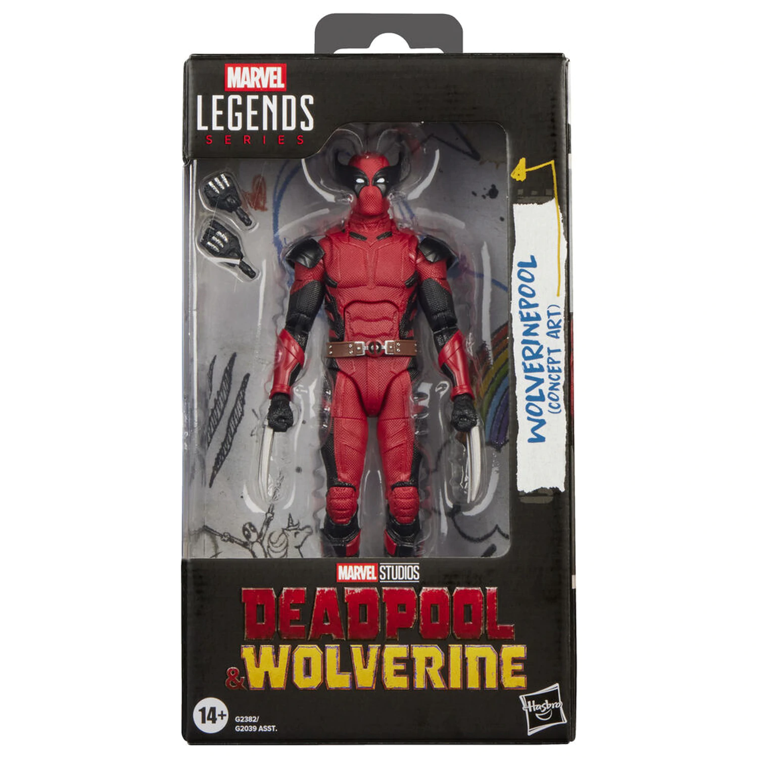 Marvel Deadpool & Wolrerine Wolverinepool Concept Art Action figure product photo
