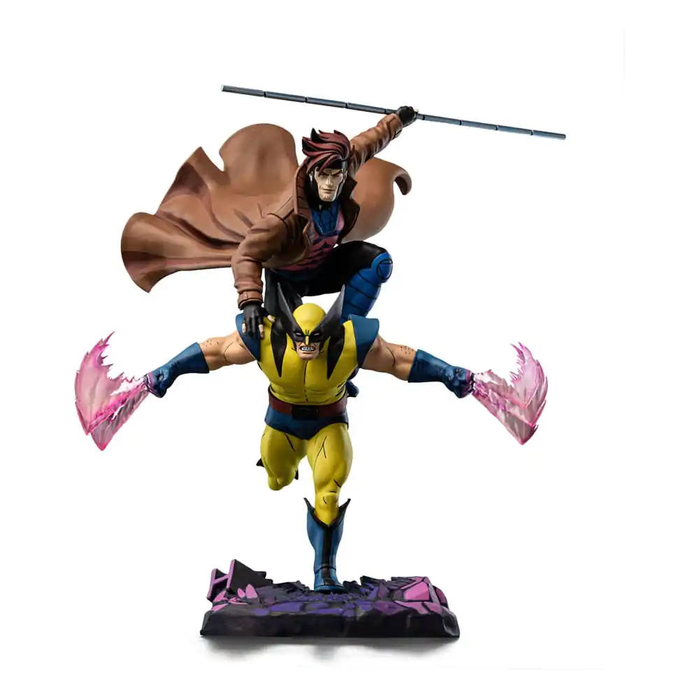 Marvel Deluxe Art Scale Statue 1/10 X-Men´97 Gambit & Wolverine 29 cm termékfotó