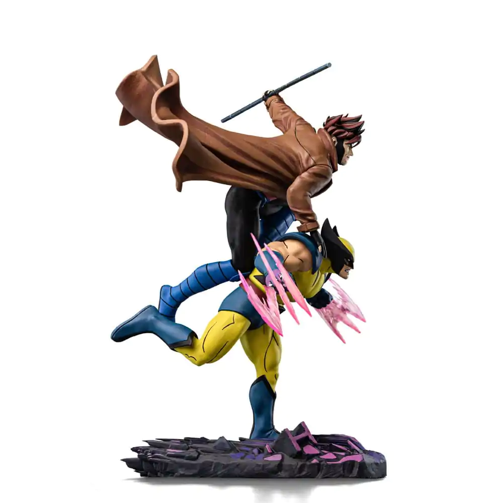 Marvel Deluxe Art Scale Statue 1/10 X-Men´97 Gambit & Wolverine 29 cm termékfotó