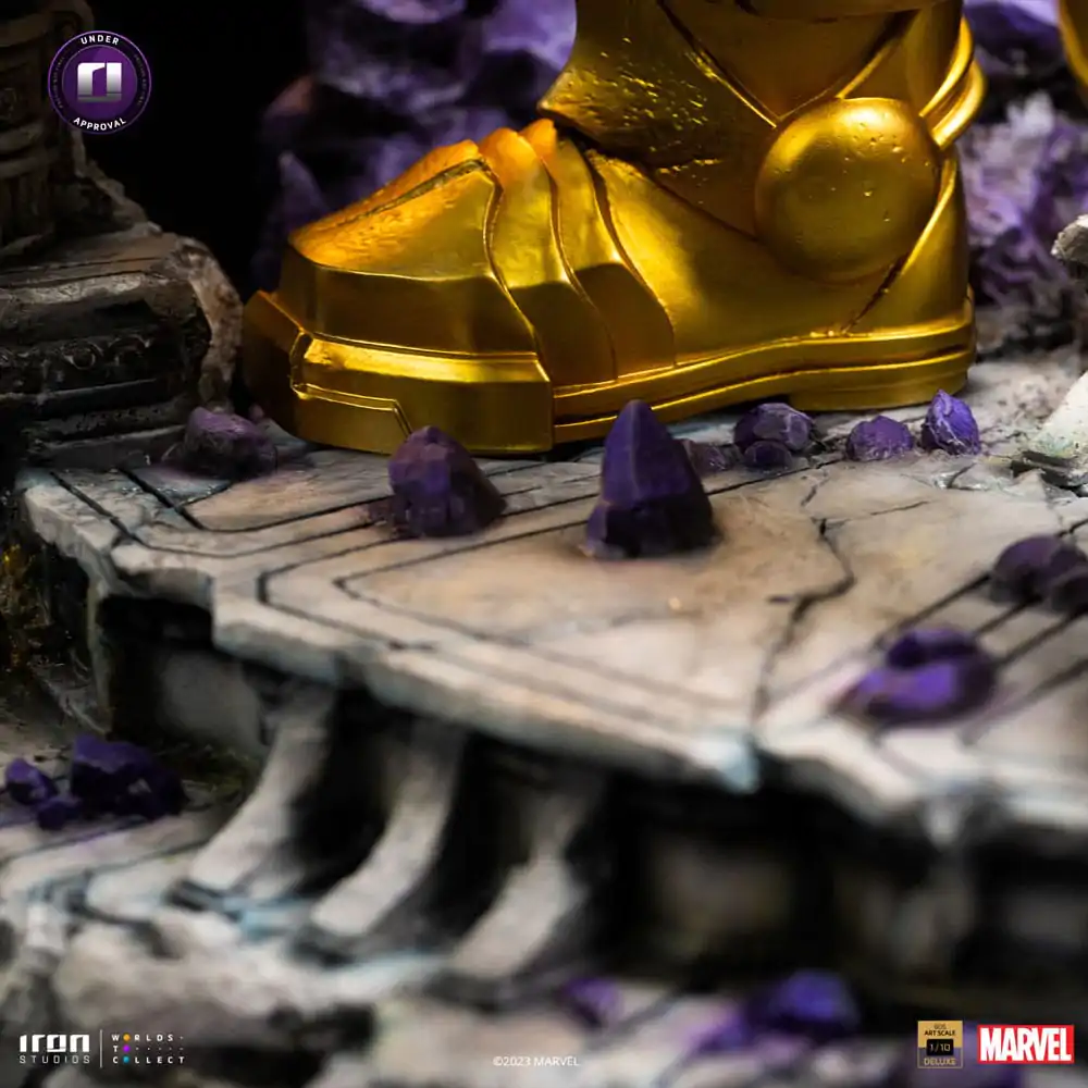 Marvel Deluxe BDS Art Scale Statue 1/10 Thanos Infinity Gaunlet Diorama 42 cm product photo