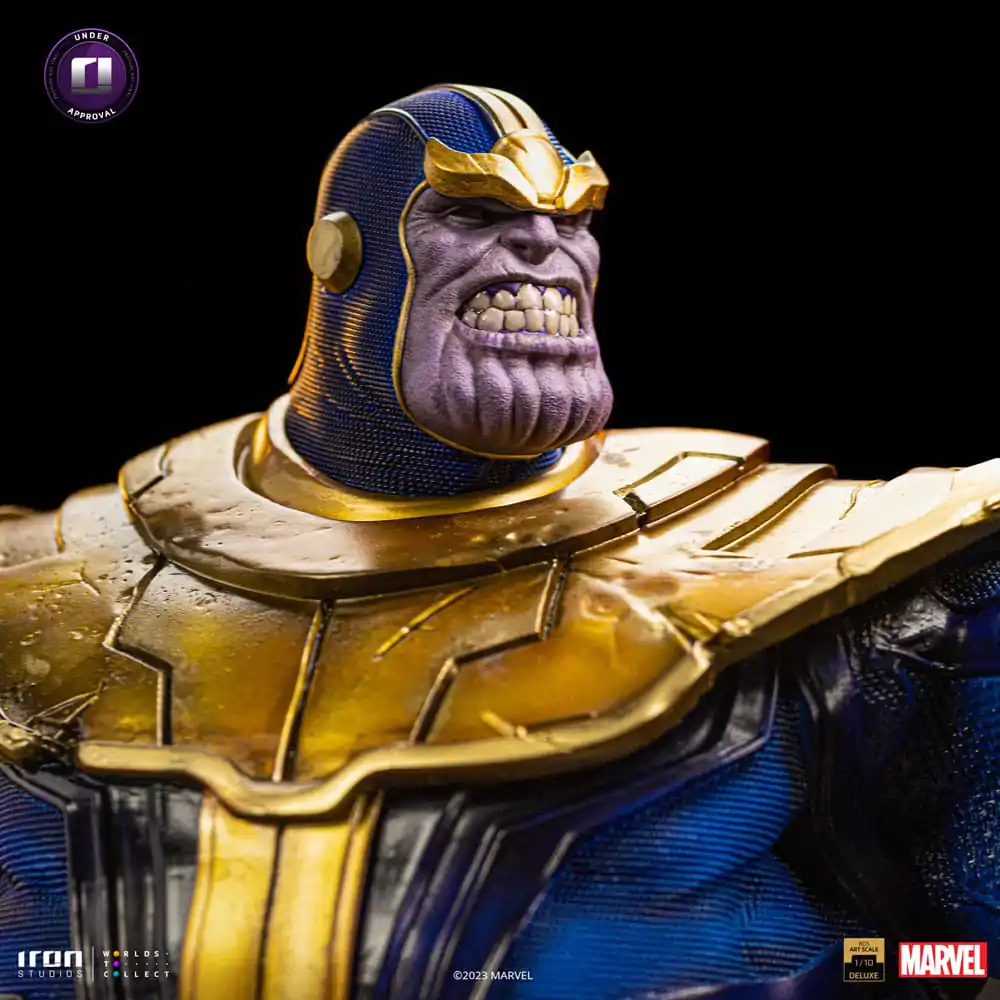 Marvel Deluxe BDS Art Scale Statue 1/10 Thanos Infinity Gaunlet Diorama 42 cm product photo