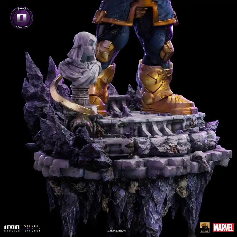 Marvel Deluxe BDS Art Scale Statue 1/10 Thanos Infinity Gaunlet Diorama 42 cm product photo