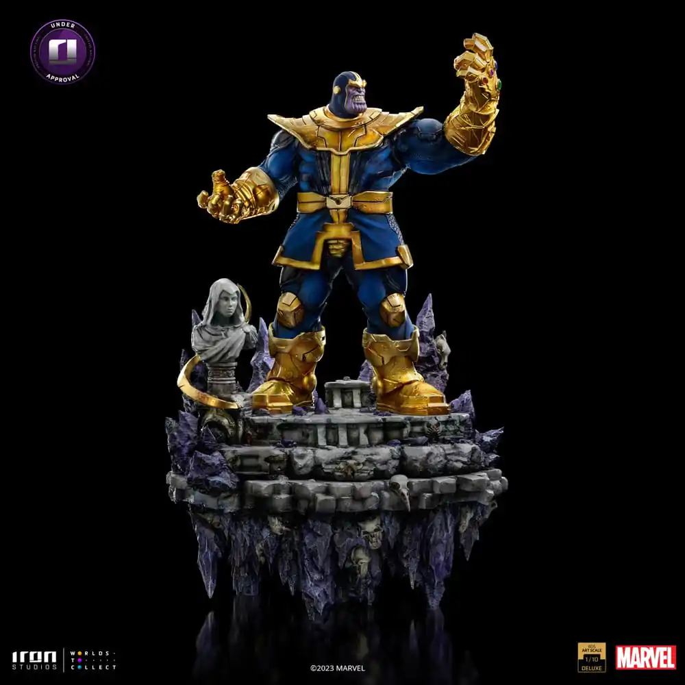 Marvel Deluxe BDS Art Scale Statue 1/10 Thanos Infinity Gaunlet Diorama 42 cm product photo
