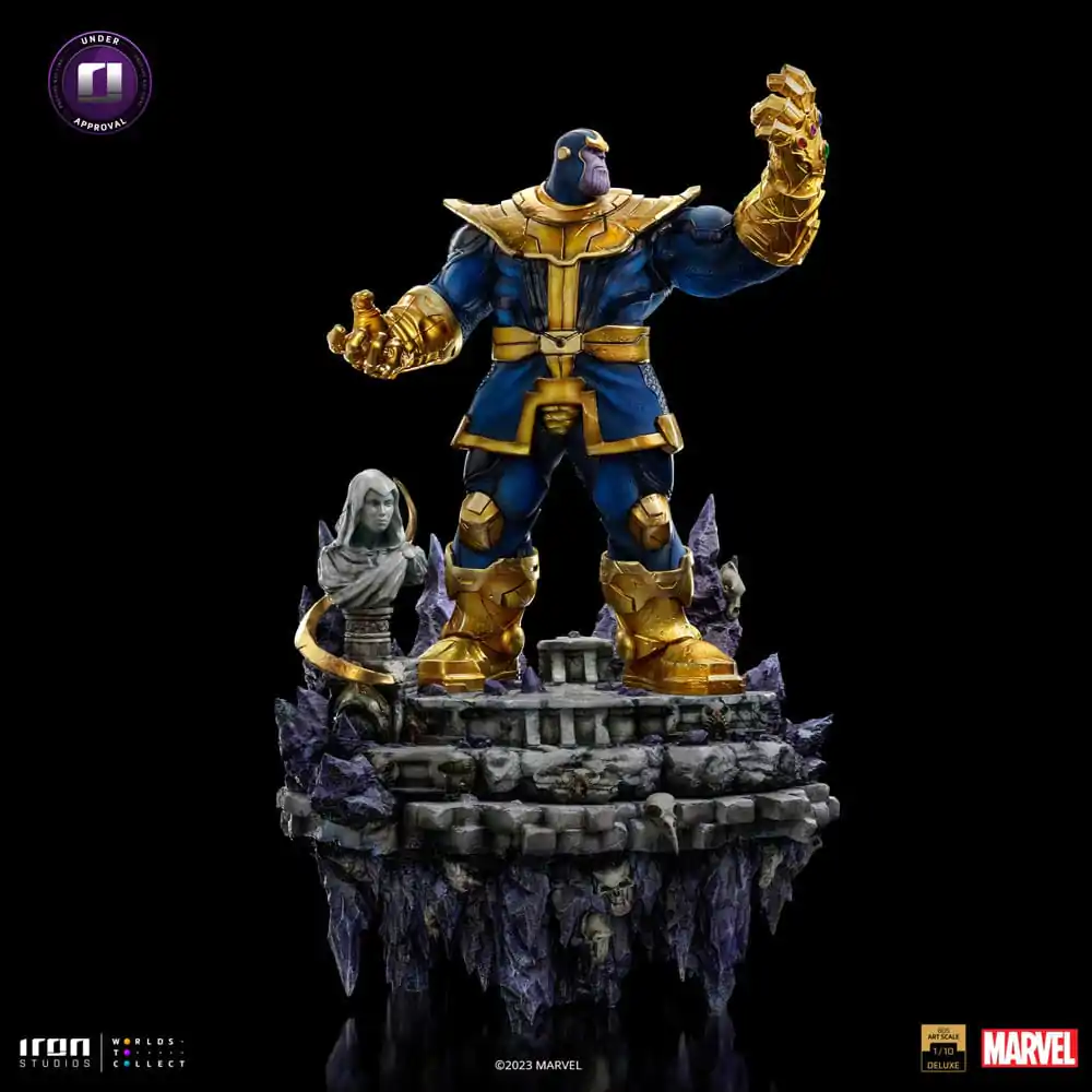 Marvel Deluxe BDS Art Scale Statue 1/10 Thanos Infinity Gaunlet Diorama 42 cm product photo