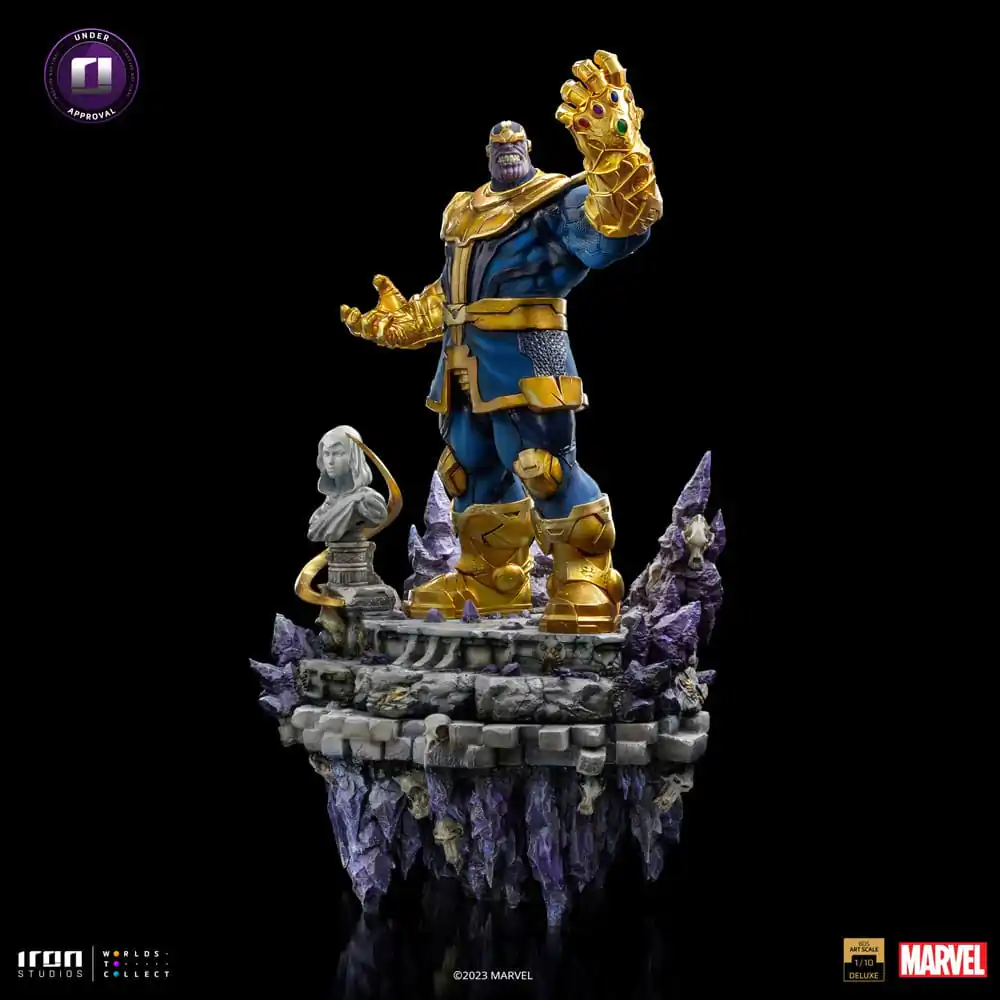 Marvel Deluxe BDS Art Scale Statue 1/10 Thanos Infinity Gaunlet Diorama 42 cm product photo