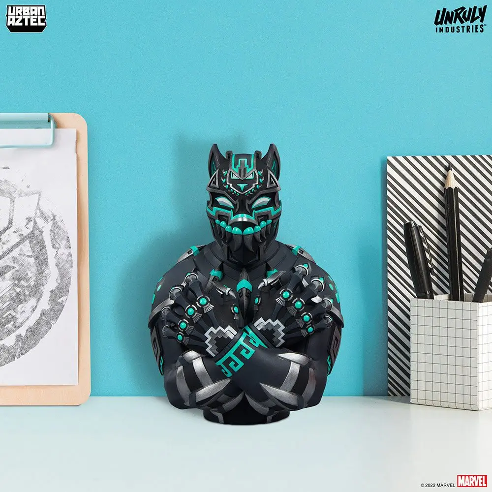 Marvel Designer Collectible Vinyl Bust Black Panther by Jesse Hernandez 19 cm product photo