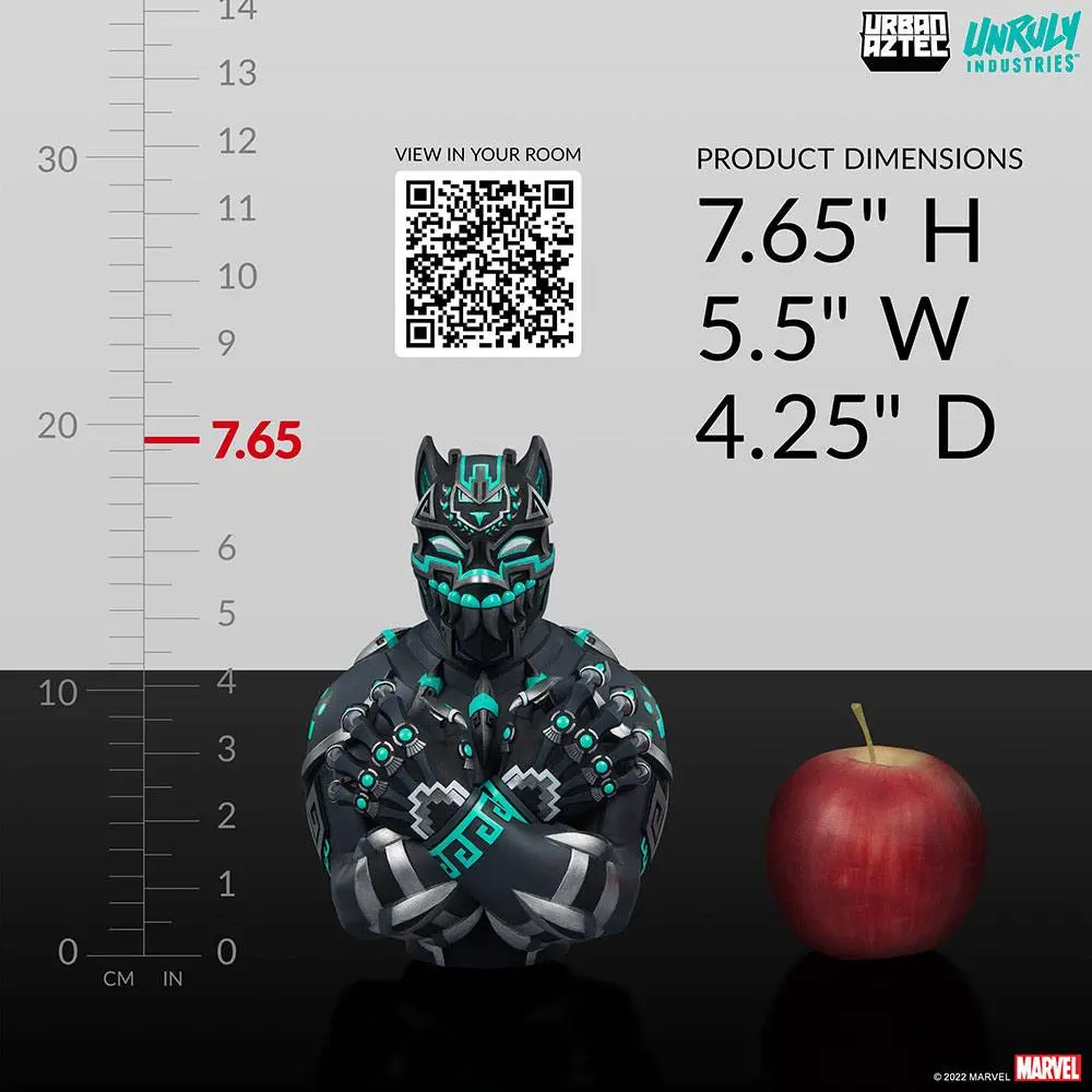 Marvel Designer Collectible Vinyl Bust Black Panther by Jesse Hernandez 19 cm product photo